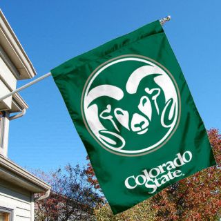 Colorado State Rams CSU University College House Flag