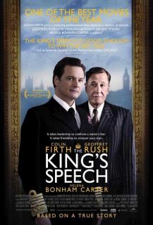 The Kings Speech 27 x 40 Movie Poster Colin Firth A