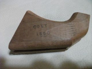 1860 Colt Army 44 Cal Walnut Stock Grip Blank for Muzzleloader