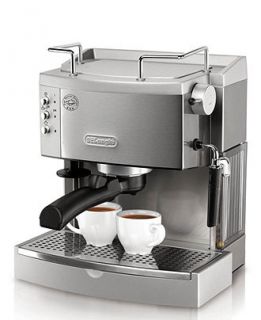 DeLonghi EC702 5.5 Cups Coffee & Espresso Combo, stainless steel