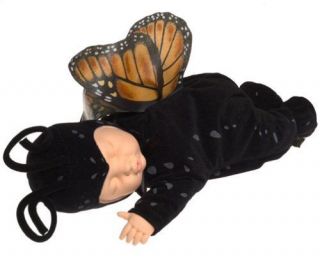 Anne Geddes 15 Baby Butterfly Black Collectible Doll