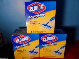 Clorox Ready Mop Absorbent Mopping Pads Refill Advanced Floor Cleaner