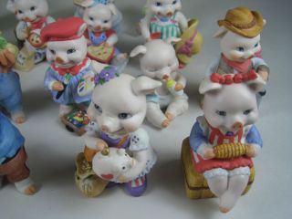 Lot 20 Bronson Collectibles Precious Pigs All Mint Figurines