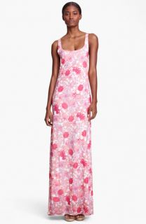 Thakoon Floral Print Jersey Maxi Dress