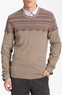 Ted Baker London Horsman Fair Isle Crewneck Sweater