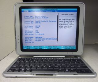 HP Compaq TC1100 Tablet PC as Is