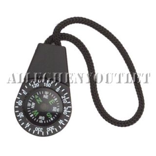 Zipper Pull Compass Survival Hiking Hunting Camping 