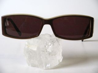 Modern Design Sunglasses by Yves Cogan in Brown Apricot E1