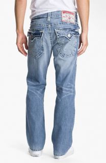 True Religion Brand Jeans Ricky   Natural Super T Straight Leg Jeans (Medium Drifter)