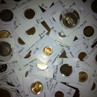 Estate Coin Collection Indian Heads Wheats Silver WW2 Grabag Foreign