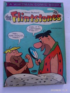  Whitman Comic Book~Hanna Barberas The Flintstones 1962 Hardcover Book