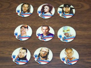 WWE Superstars Lapel Collector Pins Set of 10