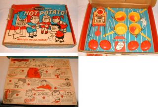 Rare VG Complete 1950s Remco Game Hot Potato #816 Timer Game Wow