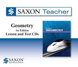 Saxon Teacher Geometry CDs Homeschool Math Home Study
