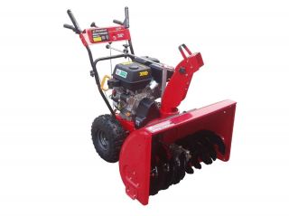 32 13HP COMMERCIAL GAS SNOW BLOWER THROWER SELF PROPELLED W ELEC START