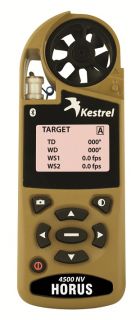 Kestrel 4500NV Horus Atrag Ballistics Anemometer w BT