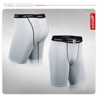 mens compression shorts base layers leggings tights light gray