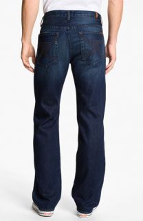 7 For All Mankind® Austyn Relaxed Straight Leg Jeans (Deep Blue Distressed)