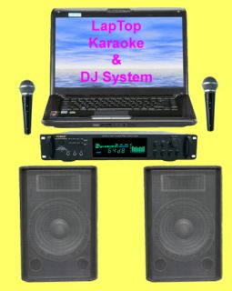 Karaoke Laptop Computer System DJ Hard Drive CDG Song