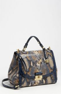 Brahmin Phoebe Anaconda Embossed Satchel