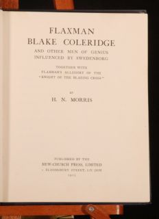 1915 Flaxman Blake Coleridge H N Morris First Signed