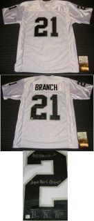 Cliff Branch Autograph Signed Jersey Oakland Raiders w Multiple Stats