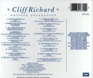 CLIFF RICHARD   PRIVATE COLLECTION 1979 1988 CD
