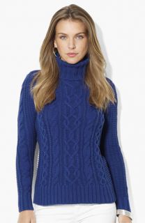 Lauren Ralph Lauren Turtleneck Cable Sweater