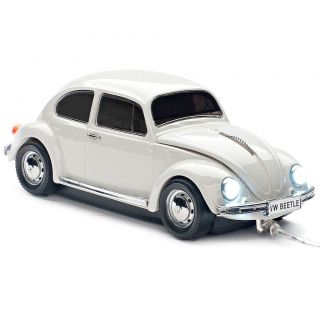  VW Beetle Car Wired Computer Mouse Grey