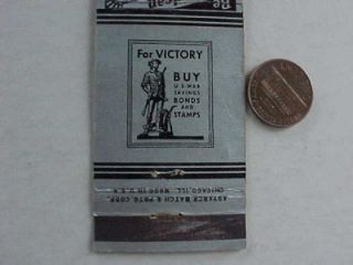 1940s WWII Era Middleburg,Pennsylvania Buy War Bonds & Defense Stamps