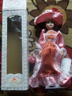 Collectible Porcelain Doll Rose Collection Collectible Vintage Doll