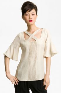 Tracy Reese Hammered Silk Blouse