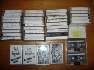 LED Zeppelin Cassette Collection Lot of 39