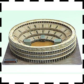 3d Puzzle 3 d Jigsaw Puzzles Colosseum ITALY Building 84 Pieces SHIP