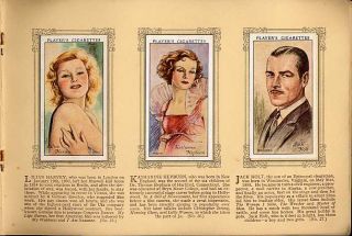 Tobacco Card Album & Cards,John Player & Sons,Actor,Actress, FILM STAR