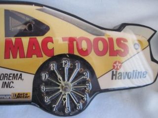 Ernie Irvan 28 Thunderbird Mac Tools NASCAR Clock Race