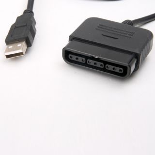 New PS2 to PS3 USB PC Game Controller Converter Adapter Cable Cord