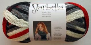 Starbella Ruffle Net Style Yarn Knitting Yarn Collegiate