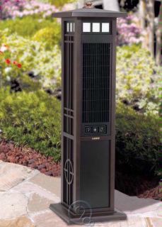 free outdoor patio deck column tower cooling fan 50 tall