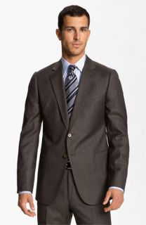 Armani Collezioni Stripe Wool Suit