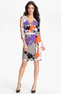 Maggy London Printed Jersey Dress