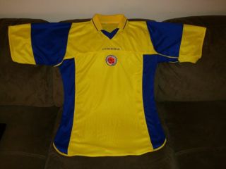 Federacion Colombiana Colombia National Football Soccer Jersey Size