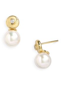 Majorica 10mm Round Pearl Drop Earrings