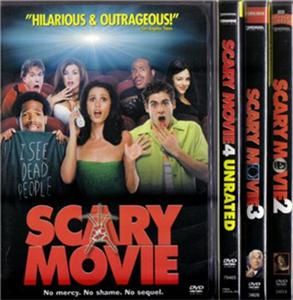 Scary Movie 1 2 3 4 DVD DVDs Movies Lot Set Quadrilogy Widescreen WS