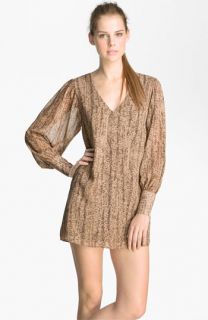 Rory Beca Print Blouson Sleeve Minidress