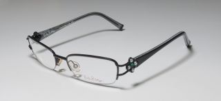 New Lilly Pulitzer Connolly 51 17 130 Black Eyeglass Glasses Frames