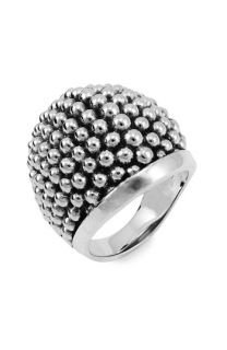 Lagos Sterling Silver Caviar™ Dome Ring