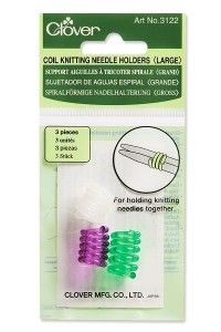 Clover Coil Knitting Needle Holder Large 3122 3pcs