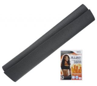 JillianMichaels Fitness Ultimatum 2011 Wii Game with Mat for Nintend 