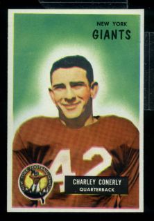  1955 Bowman 16 Charley Conerly New York Giants